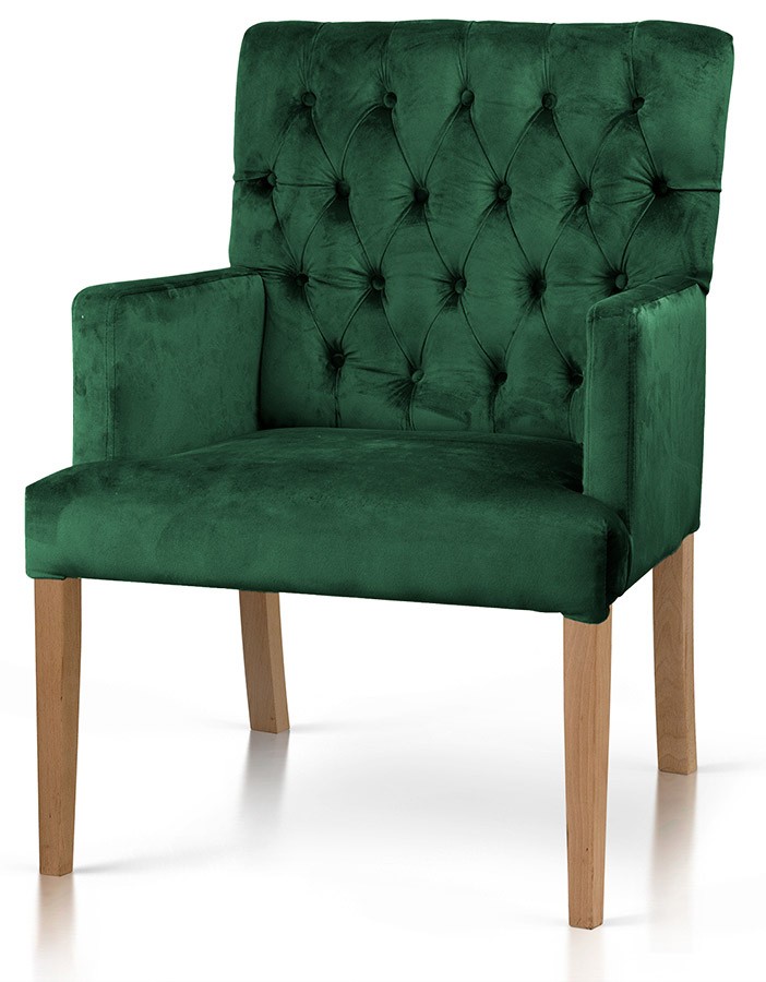 Fotel do jadalni ZARIA z podłokietnikami