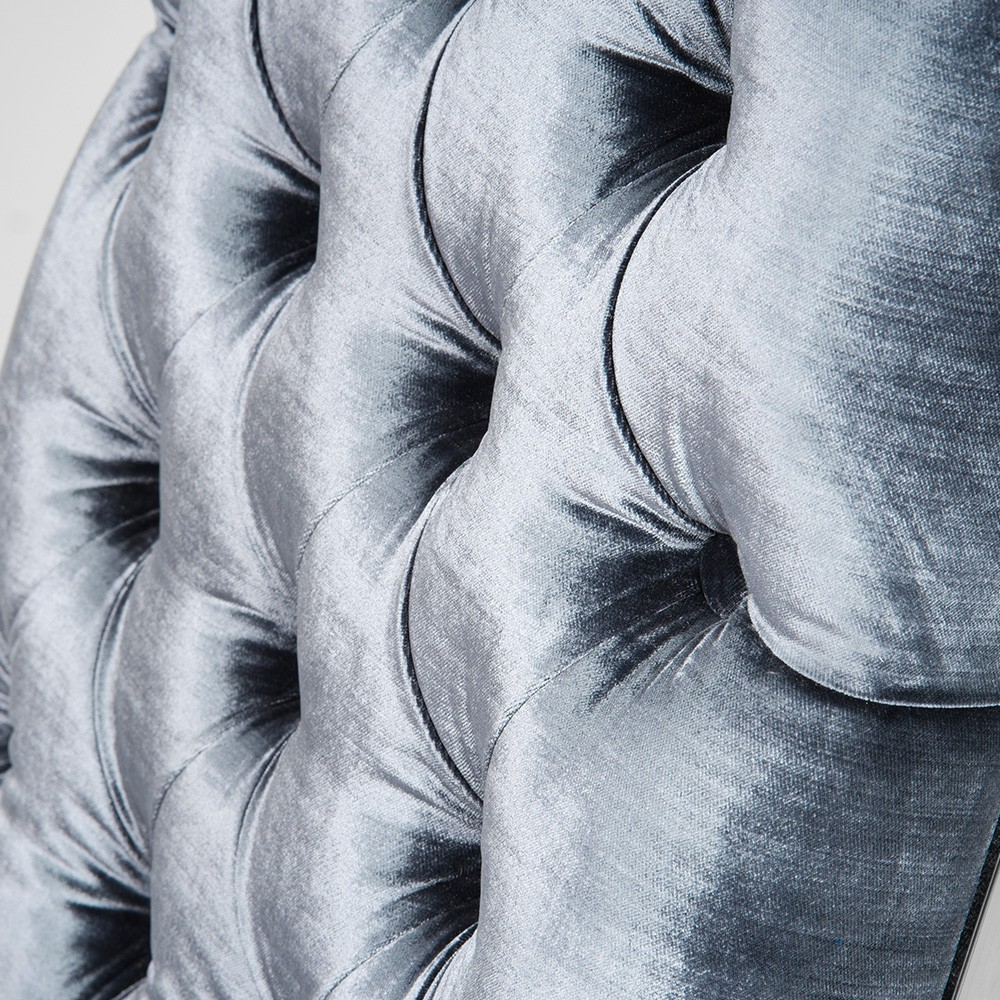 Luksusowe krzesło PAUL na złotej oraz srebrnej podstawie