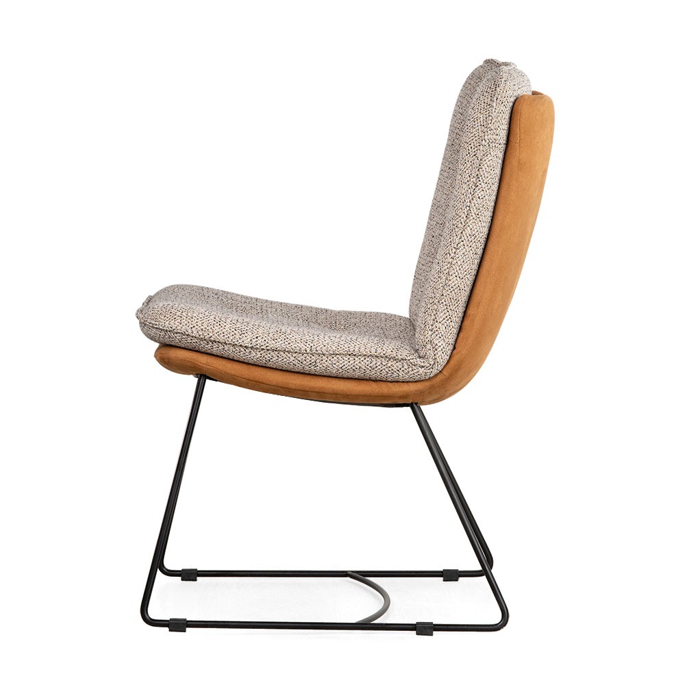 Designerskie krzesło SOFI na czarnych nogach