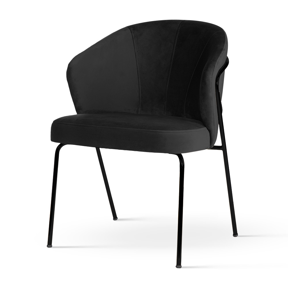Krzesło Tommy  w kolorze czarnym