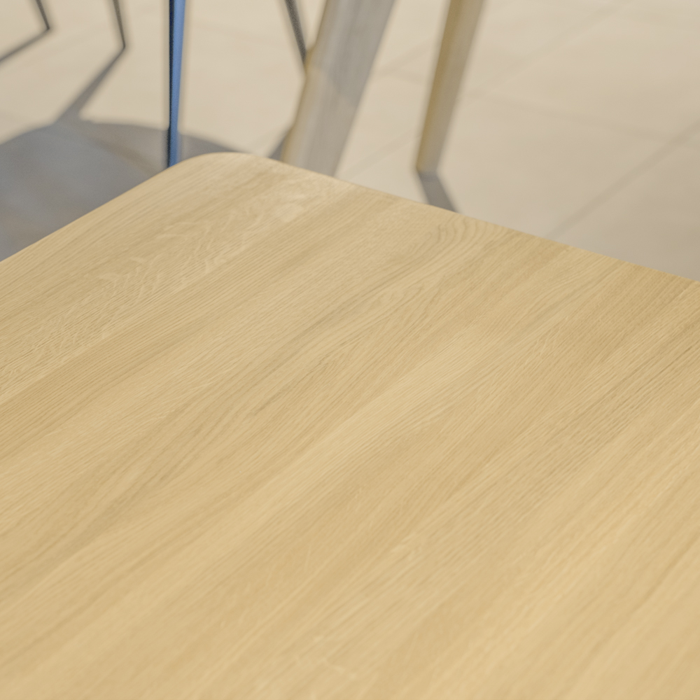 Nowoczesny stół z litego drewna rozkładany GARDA 140/190 cm