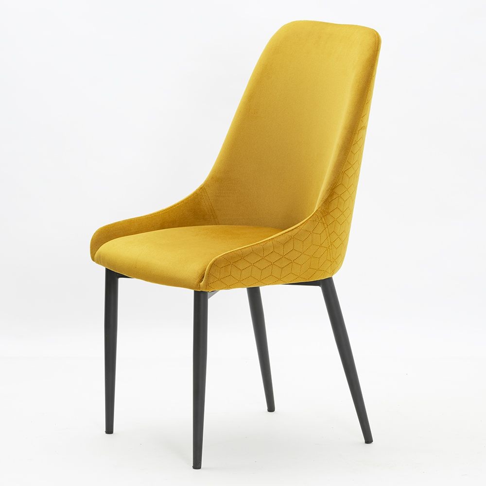 Krzesło Olivio z przeszywanym wzorem