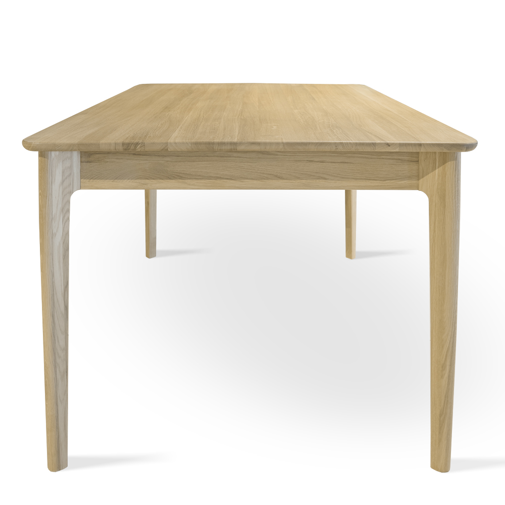 Nowoczesny stół z litego drewna rozkładany GARDA 140/190 cm