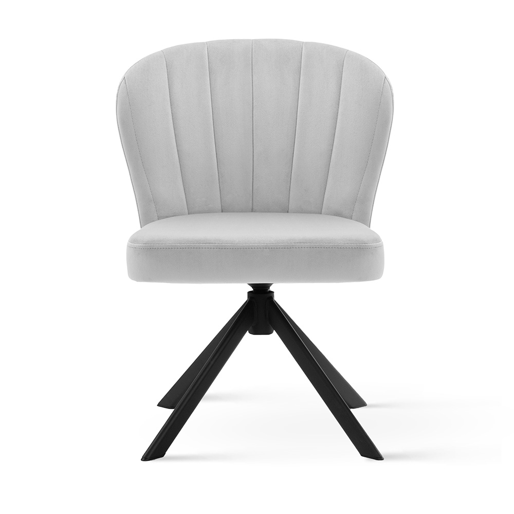 Eleganckie krzesło SHELLY Twist na obrotowej podstawie