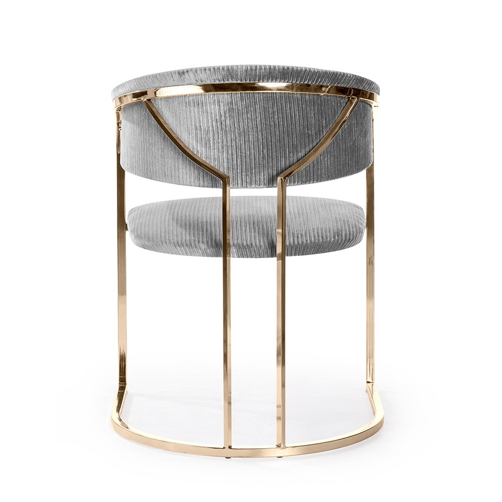 MARCILLE 2 eleganckie krzesło w stylu glamour