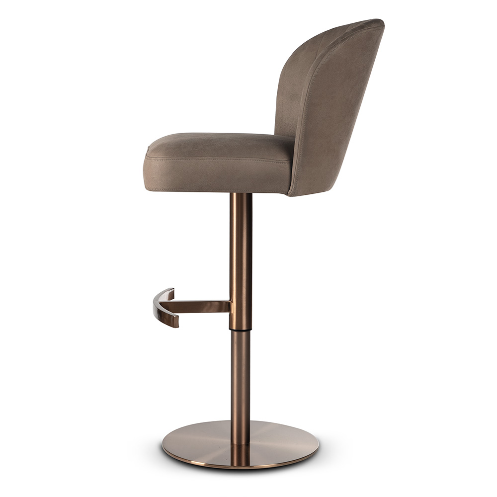 Hoker obrotowy SHELLY Supreme Pump na metalowej nodze z regulacją wysokości