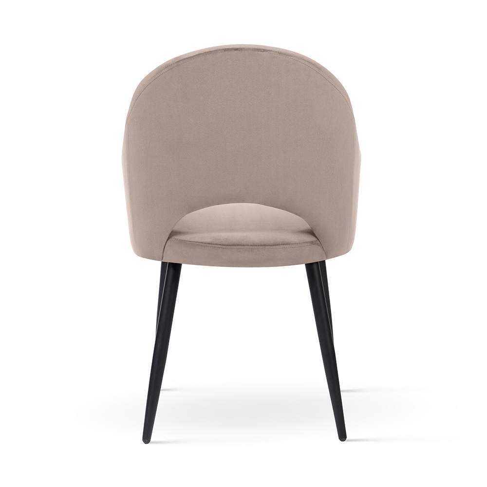 Modne krzesło na smukłych nogach do salonu GODA personalizowane