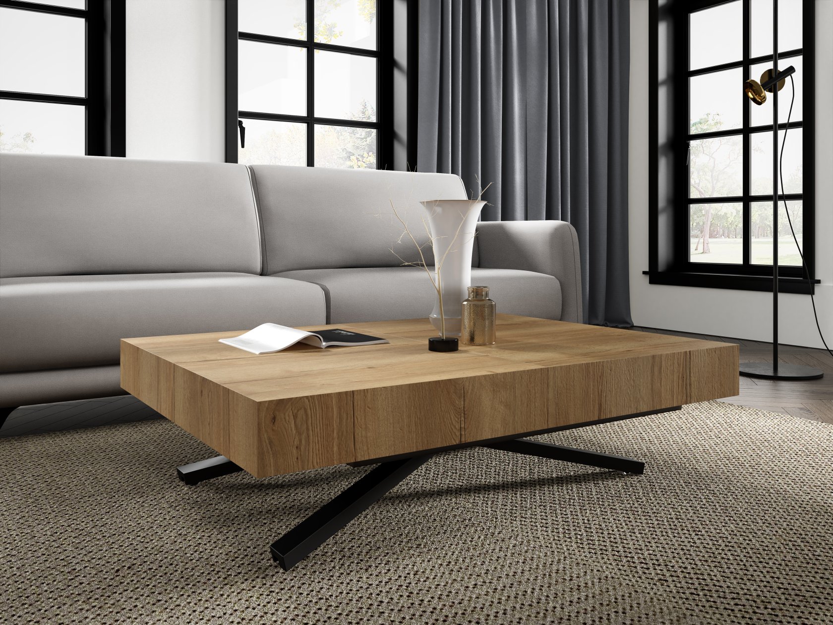 Ławostół SANN X 120 cm z Personalizacją Blatu i Możliwością Regulacji Nóg