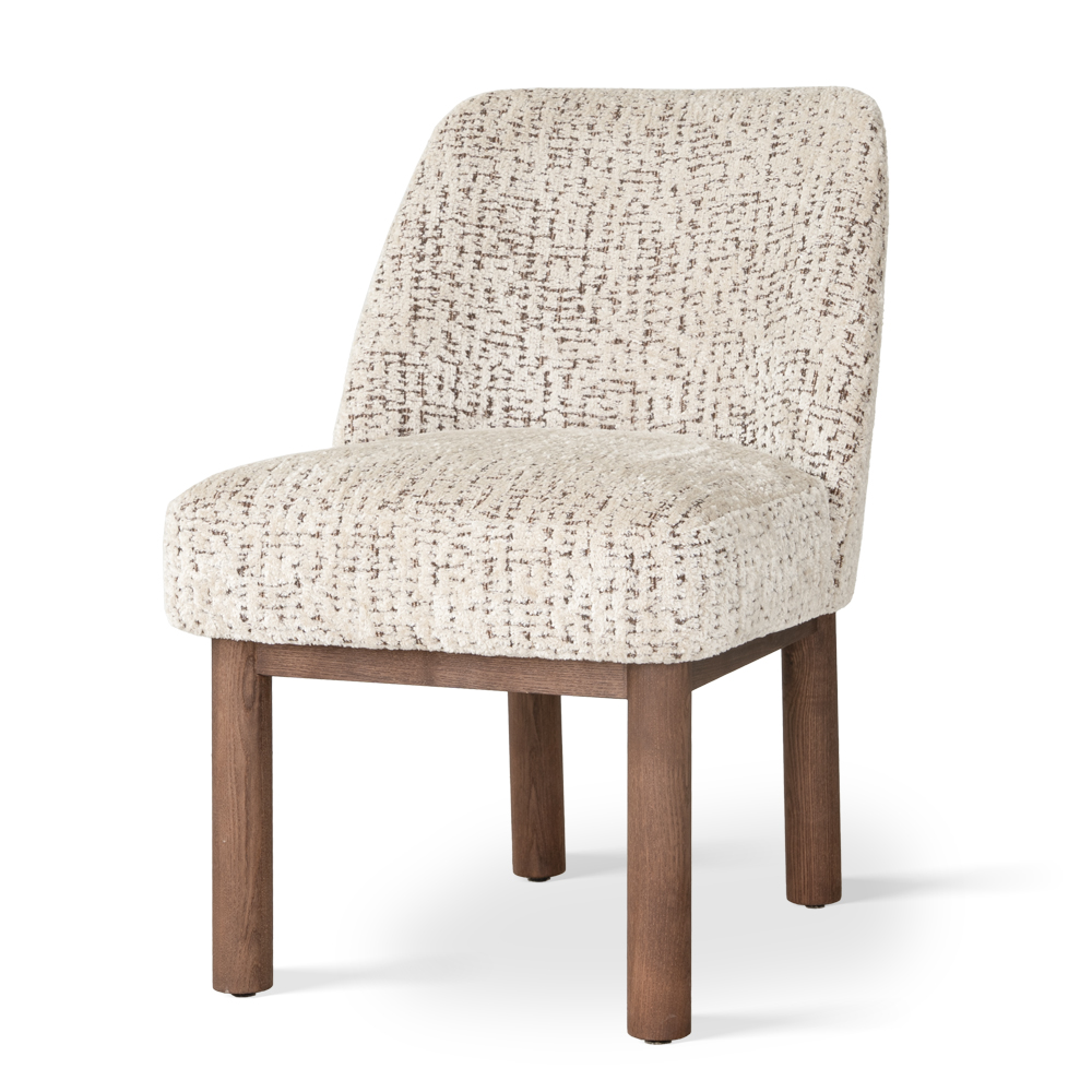 Eleganckie krzesło TOKYO WOOD z drewnianą podstawą