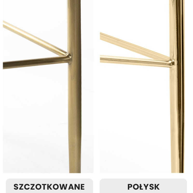 Zestaw 4 Krzeseł GODA W Beżowej Tkaninie Bukla