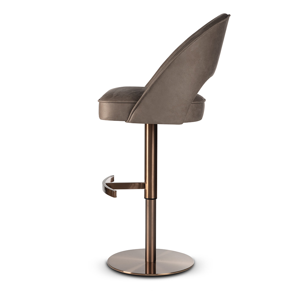 Eleganckie krzesło barowe z regulacją PONTE Supreme Pump