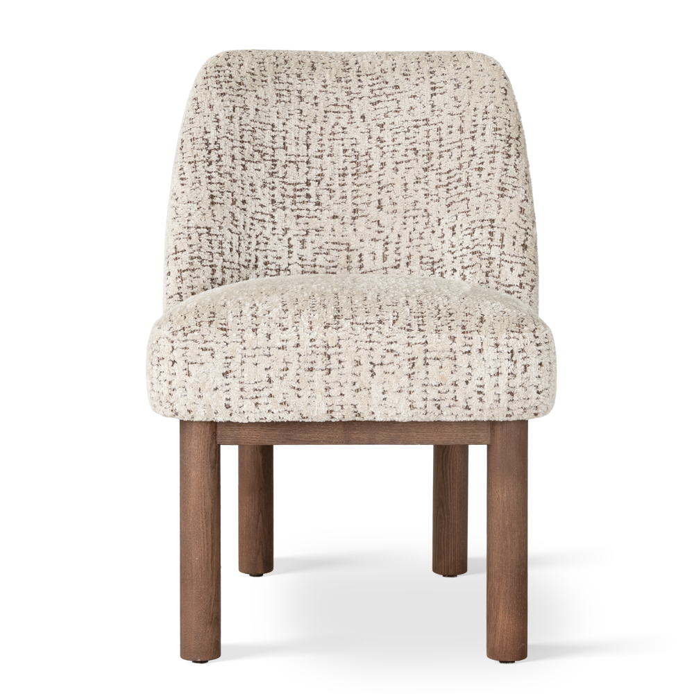 Eleganckie krzesło TOKYO WOOD z drewnianą podstawą