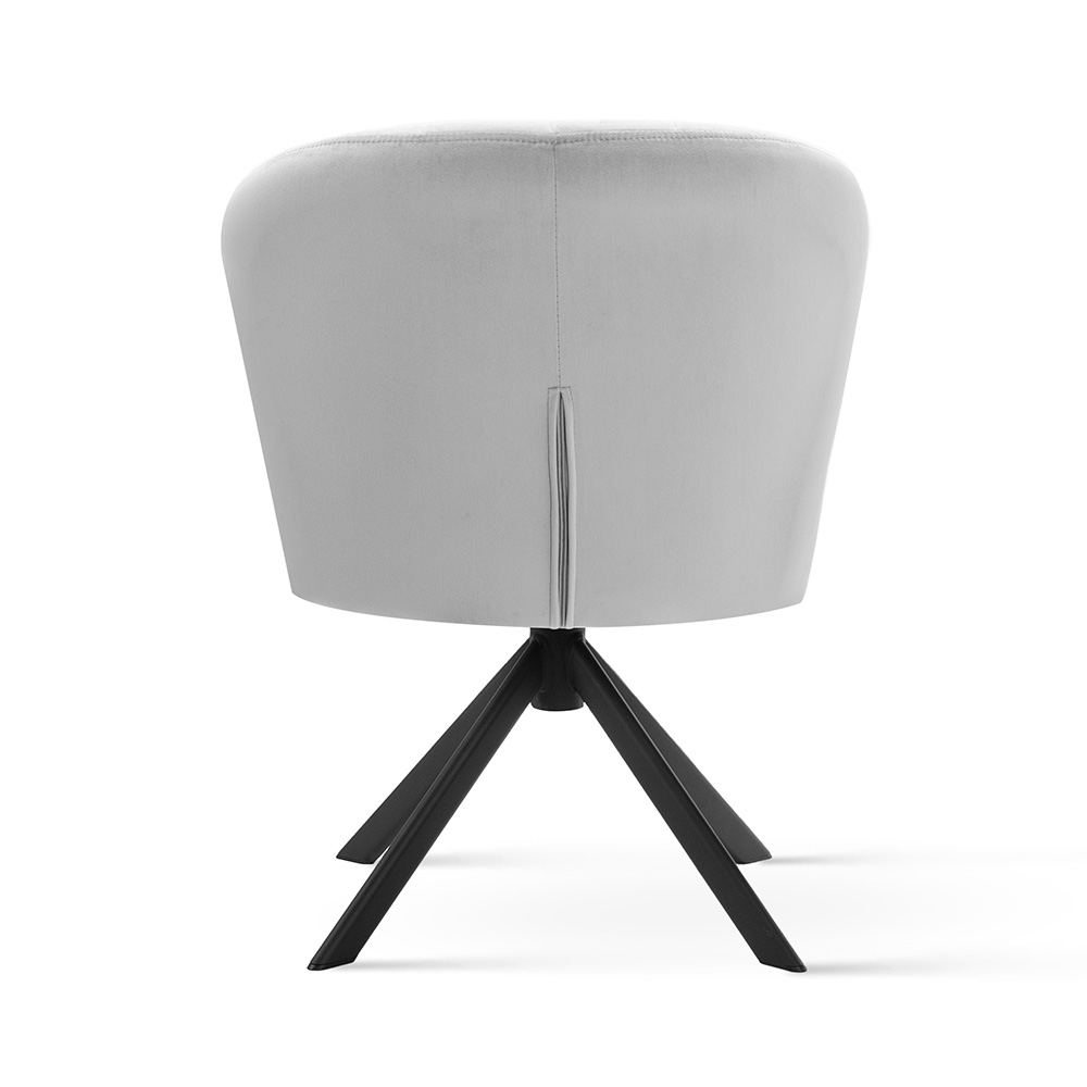 Eleganckie krzesło SHELLY Twist na obrotowej podstawie