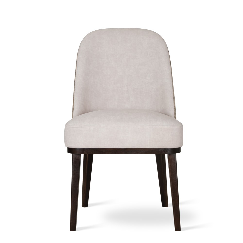 Nowoczesne krzesło RUBI na drewnianych nogach