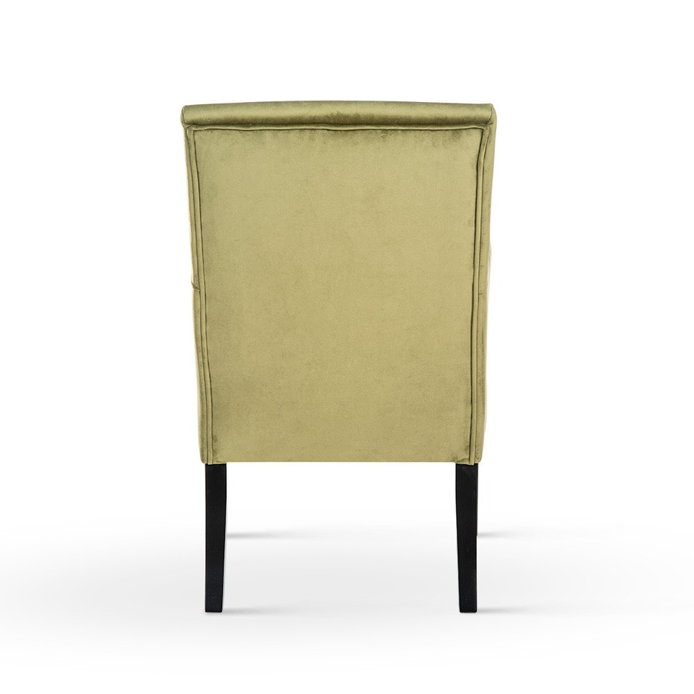 Fotel GALA z podłokietnikami na drewnianych nogach