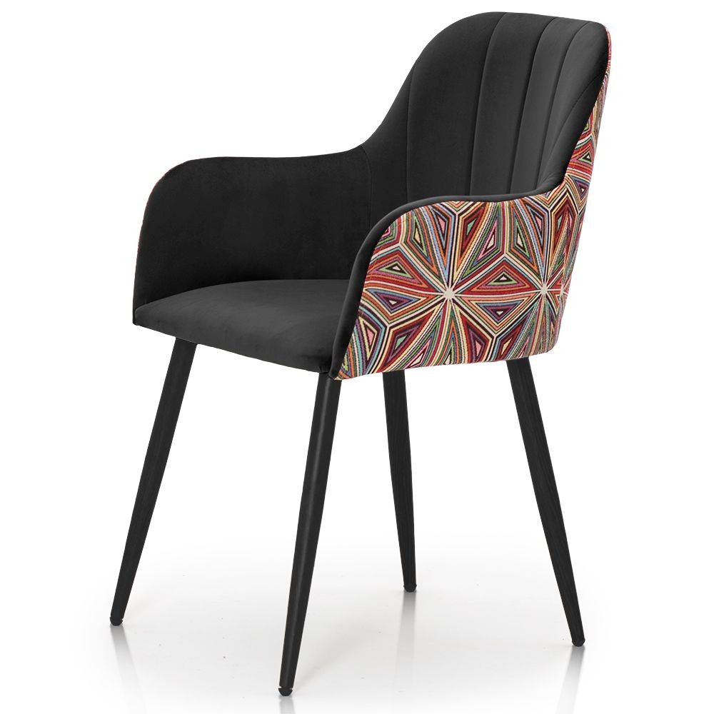 Krzesło Tulip 2 z kolorowym oparciem