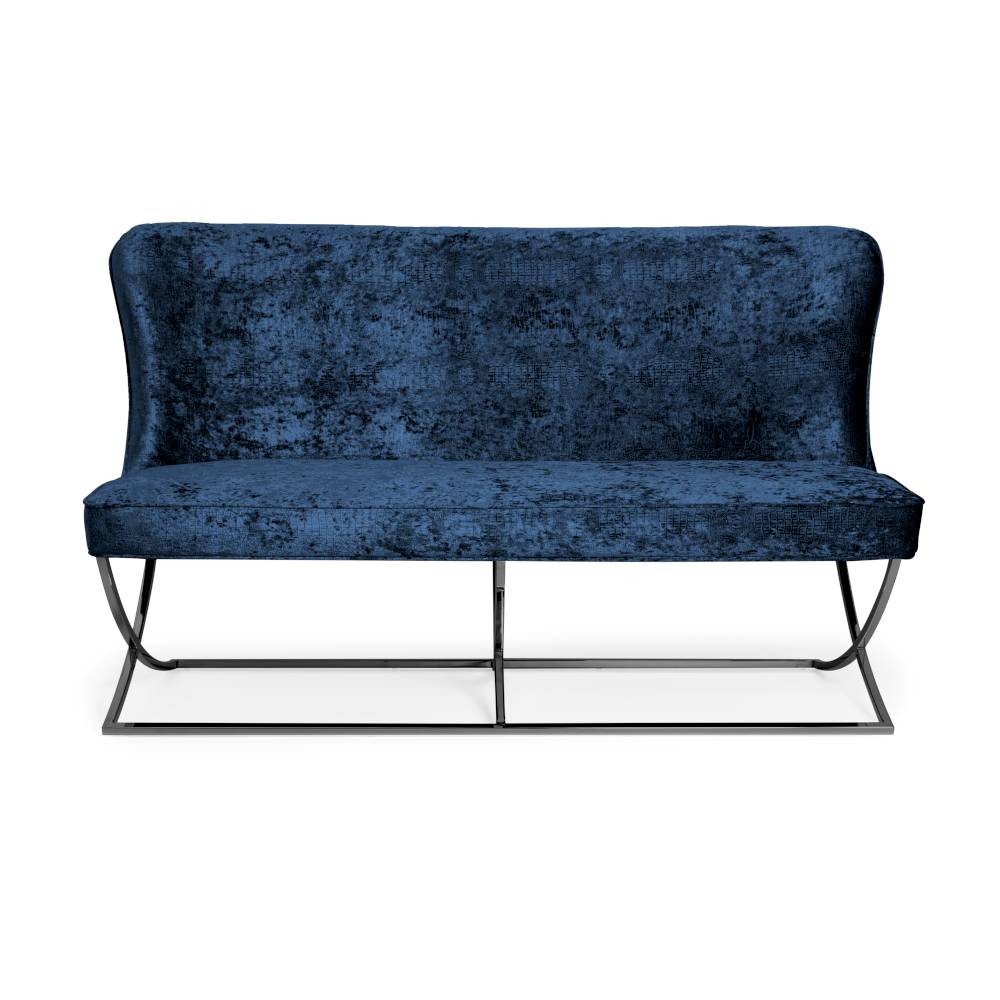 Ławka na metalowej płozie SCARLETTE black