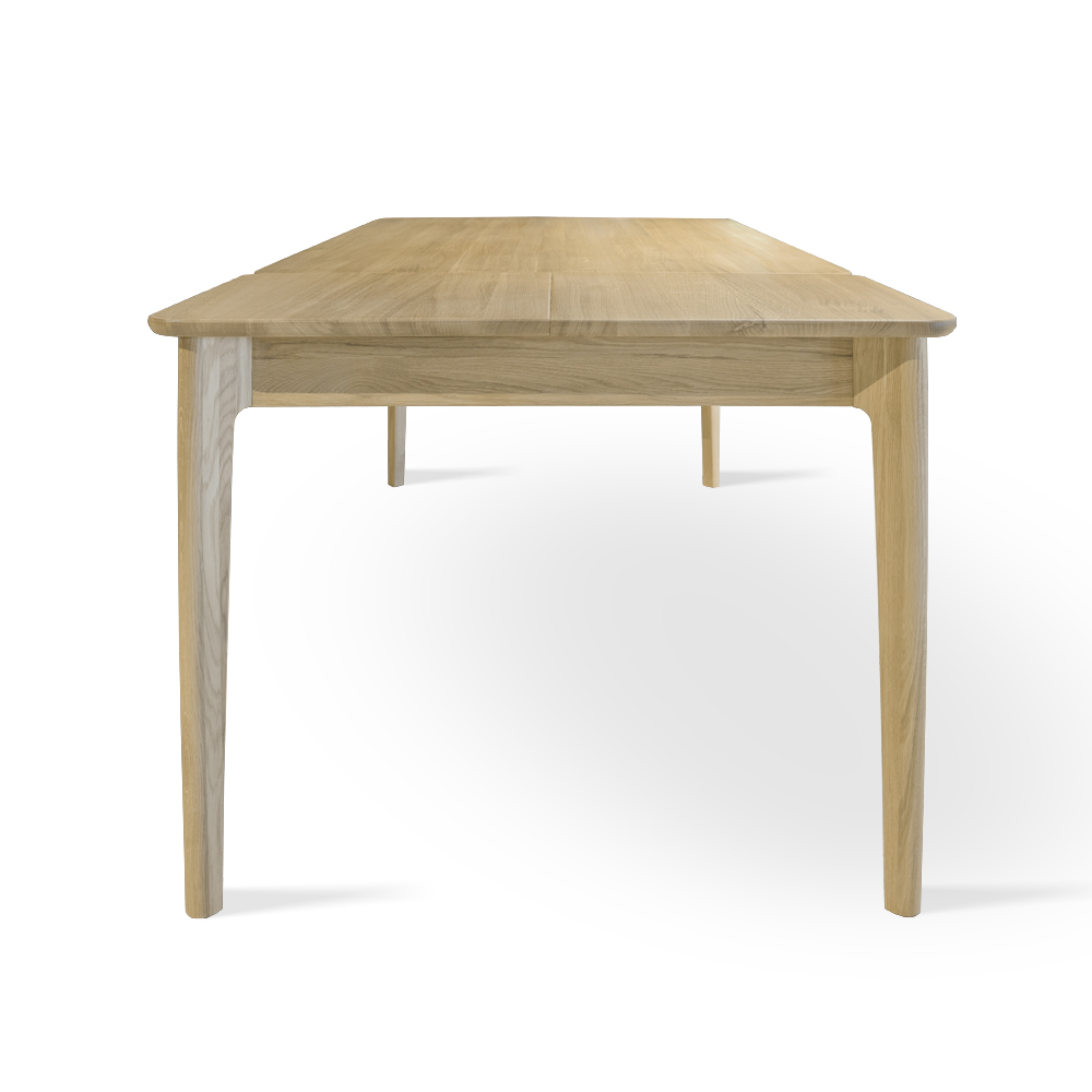 Nowoczesny stół z litego drewna rozkładany GARDA 160/210 cm