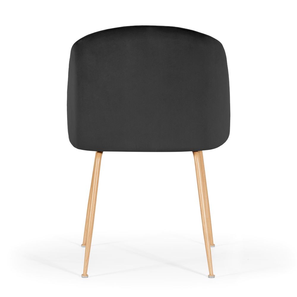 Susan krzesło w kolorze czarnym noga dąb