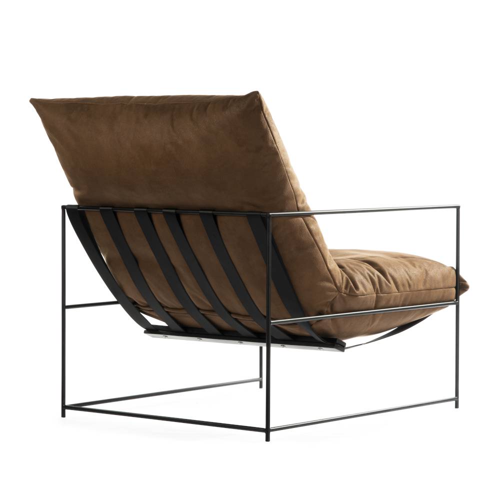 ELTON - Nowoczesny Fotel z Metalową Podstawą