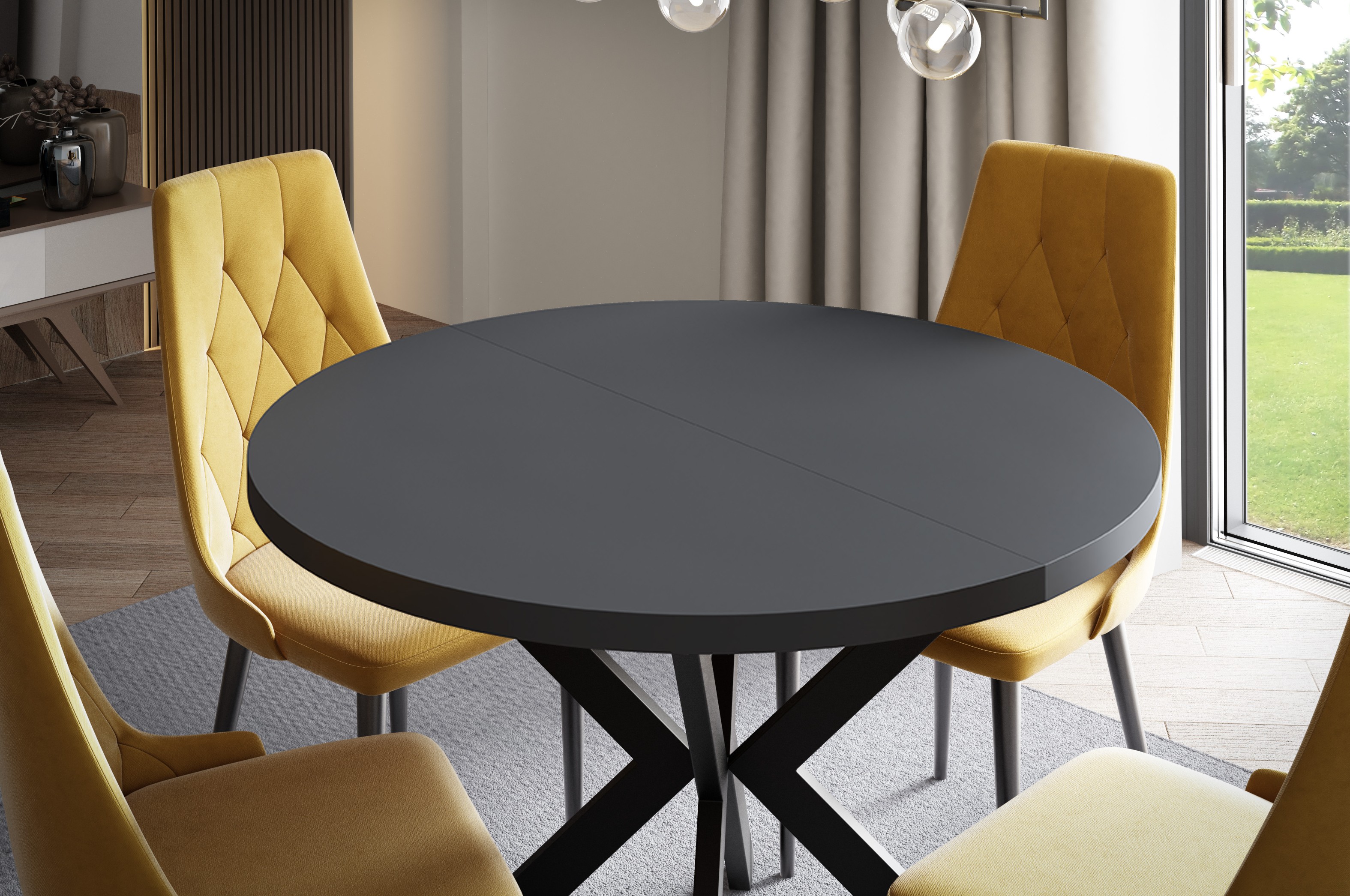 Rozkładany stół EDDAR 120 Personalizowany