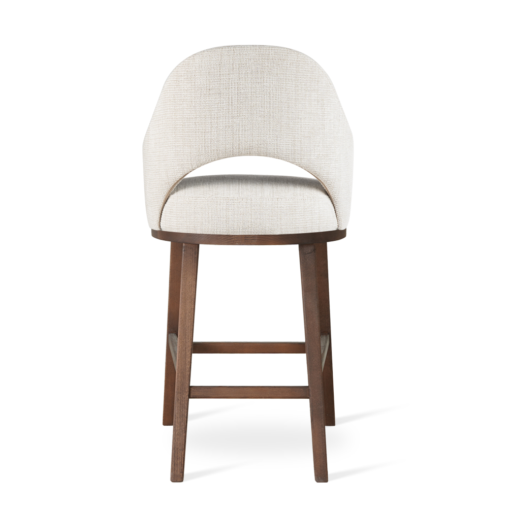 Wysoki hoker z technologią pocket spring GODA Supreme Wood L