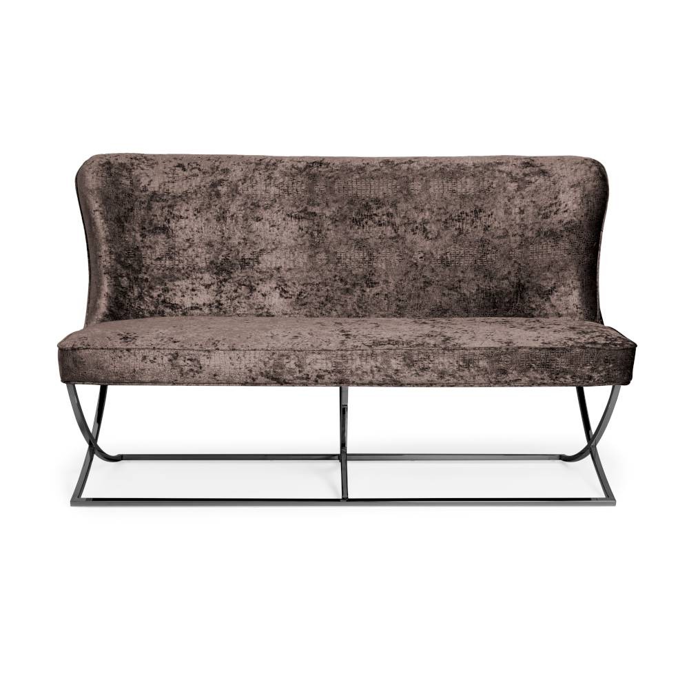 Ławka na metalowej płozie SCARLETTE black