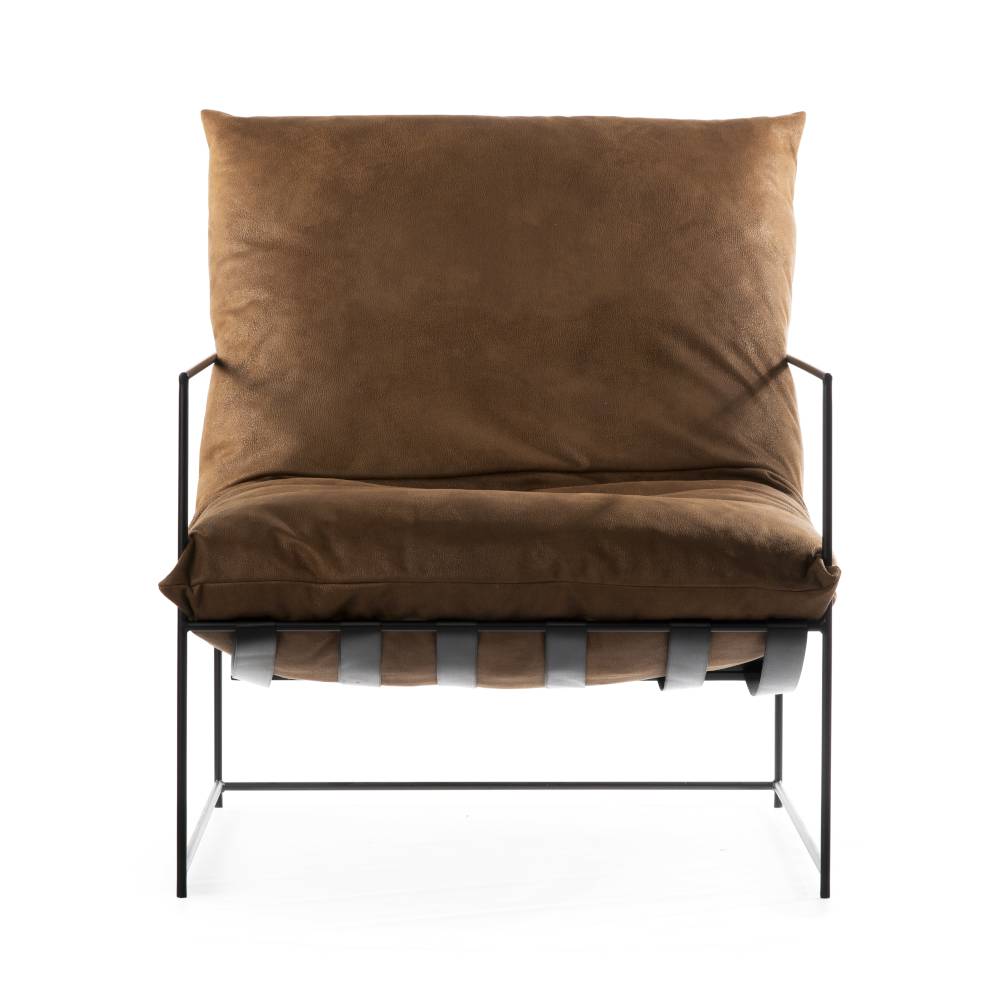 ELTON - Nowoczesny Fotel z Metalową Podstawą