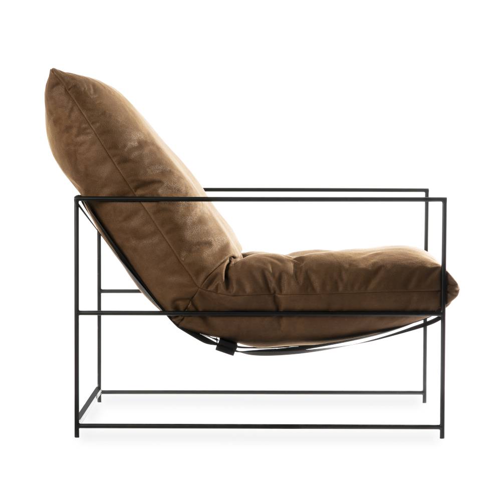 ELTON - Nowoczesny Fotel z Metalową Podstawą