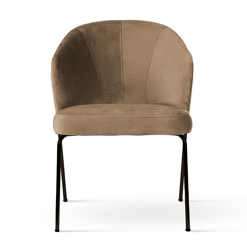Designerskie krzesło Tommy w kolorze beżowym