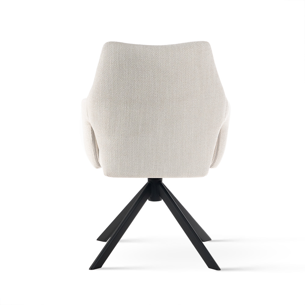 Nowoczesne krzesło obrotowe Vesper w kolorze beżowym