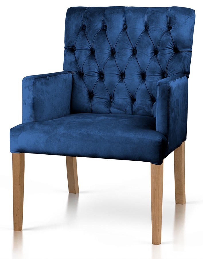 Fotel do jadalni ZARIA z podłokietnikami