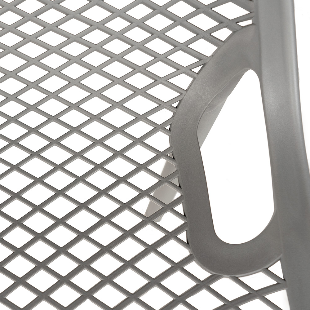 Krzesło ogrodowe RATANO w kolorze szarym