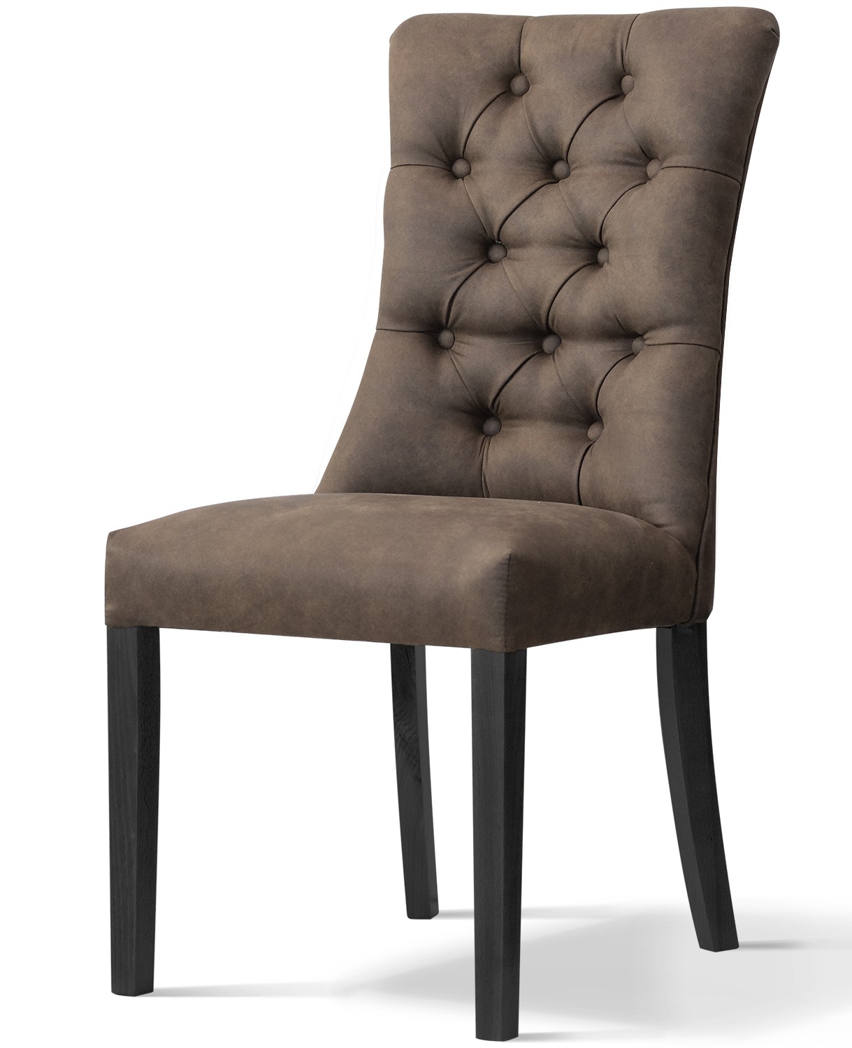 Krzesło na czarnej nodze LORD loftowy