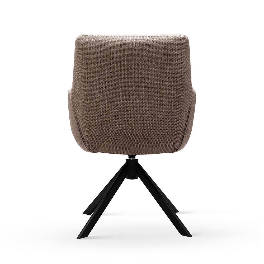 Krzesło obrotowe MIRAGE truflowe tkanina/ noga czarna