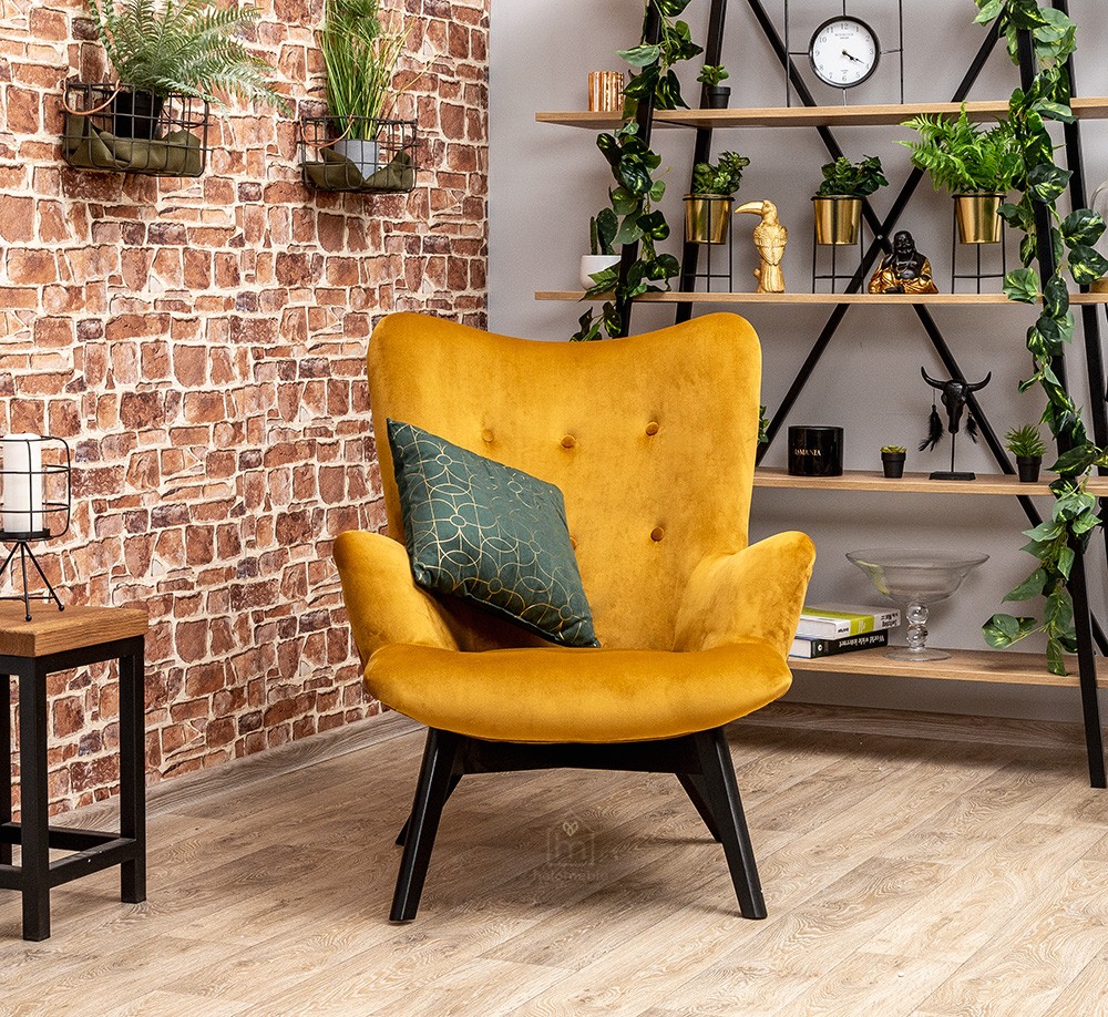 Fotel uszak ANGEL w stylu skandynawskim