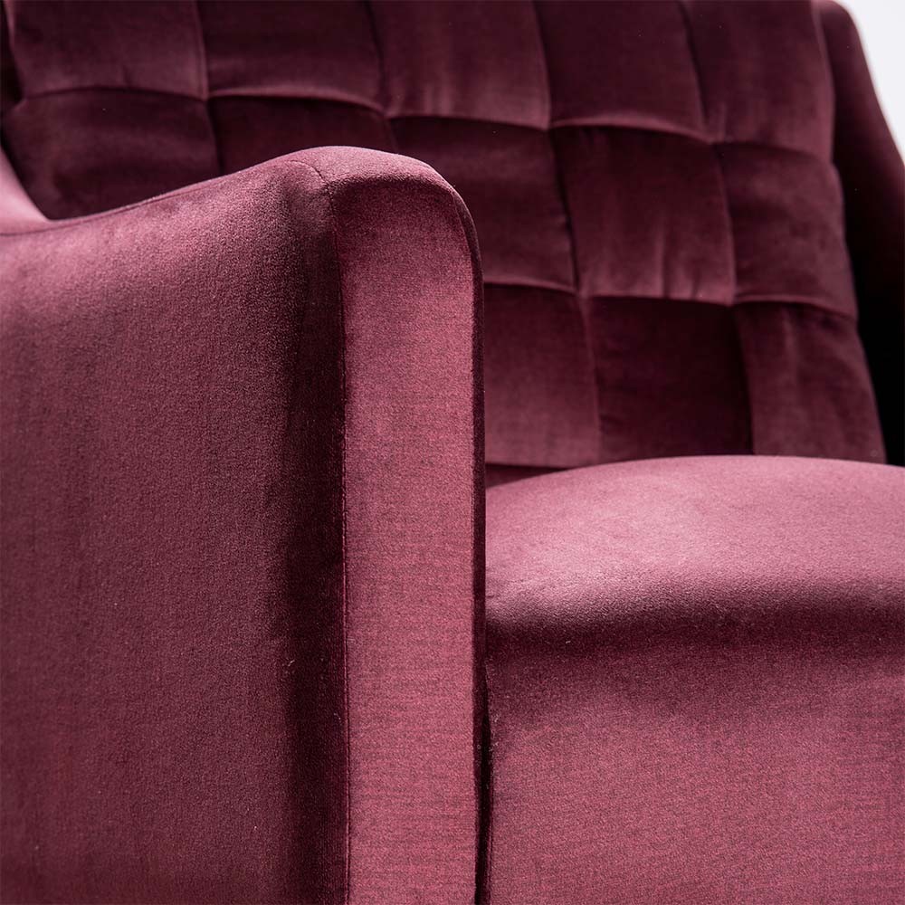 Stylowy fotel tapicerowany TREVOR