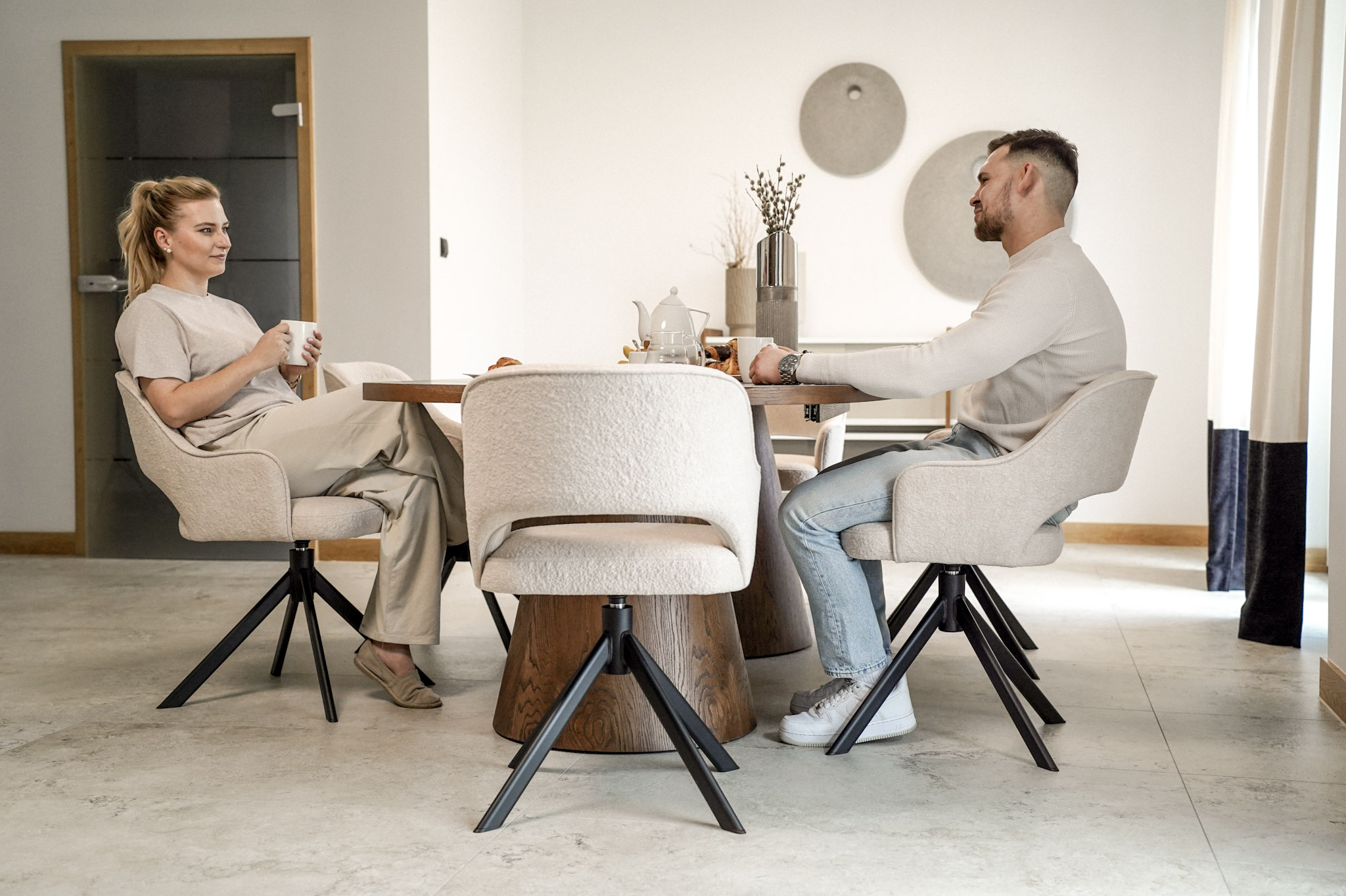 Zestaw 10 krzeseł MERCY TWIST różne kolory nowoczesne