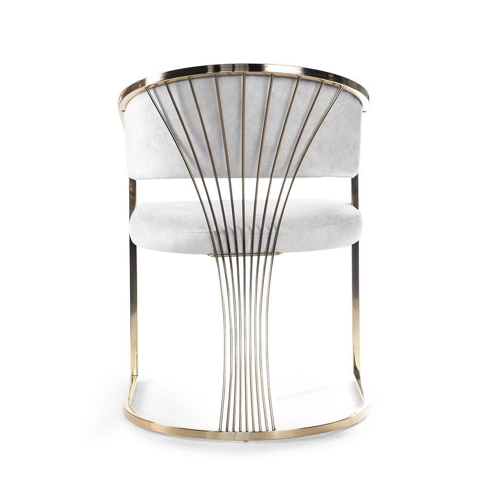 Nowoczesne krzesło fotelowe z podłokietnikami MARCILLE III