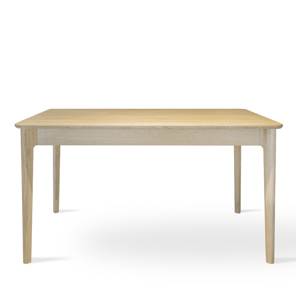 Nowoczesny stół z litego drewna rozkładany GARDA 140/190 cm