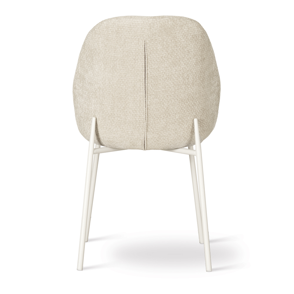 Krzesło TREND beżowy/ noga biały