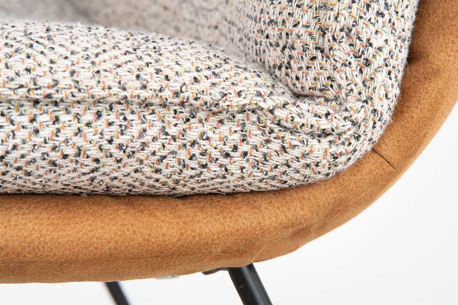 Designerskie krzesło SOFI na czarnych nogach