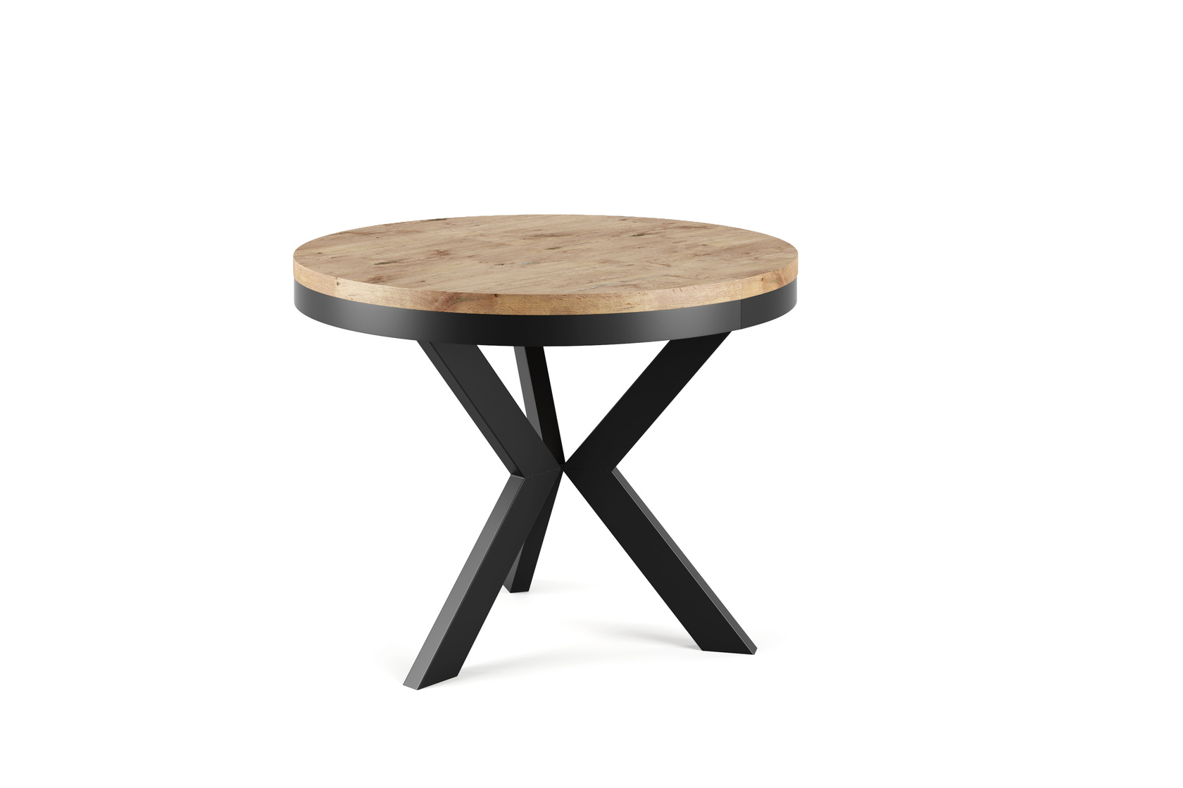 Okrągły Stół Rozkładany ELVEN 100cm Z Personalizacją Blatu i Nóg