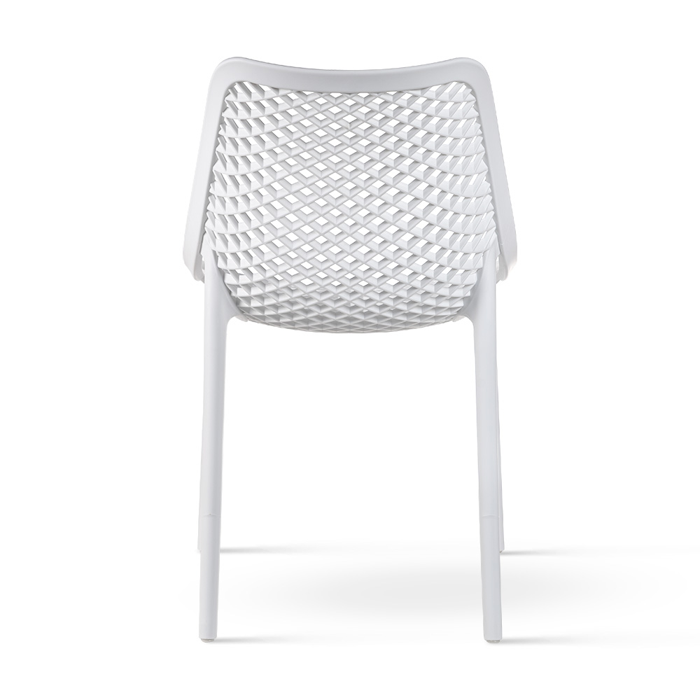 Krzesło ogrodowe Ratano w kolorze białym