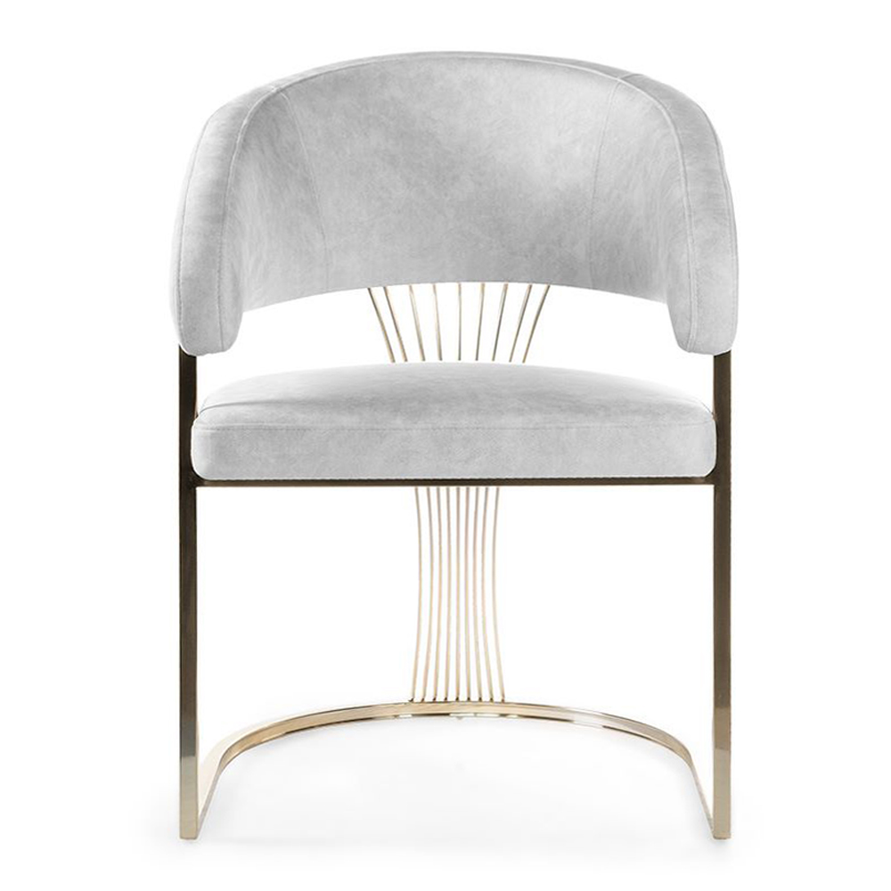 Nowoczesne krzesło fotelowe z podłokietnikami MARCILLE III