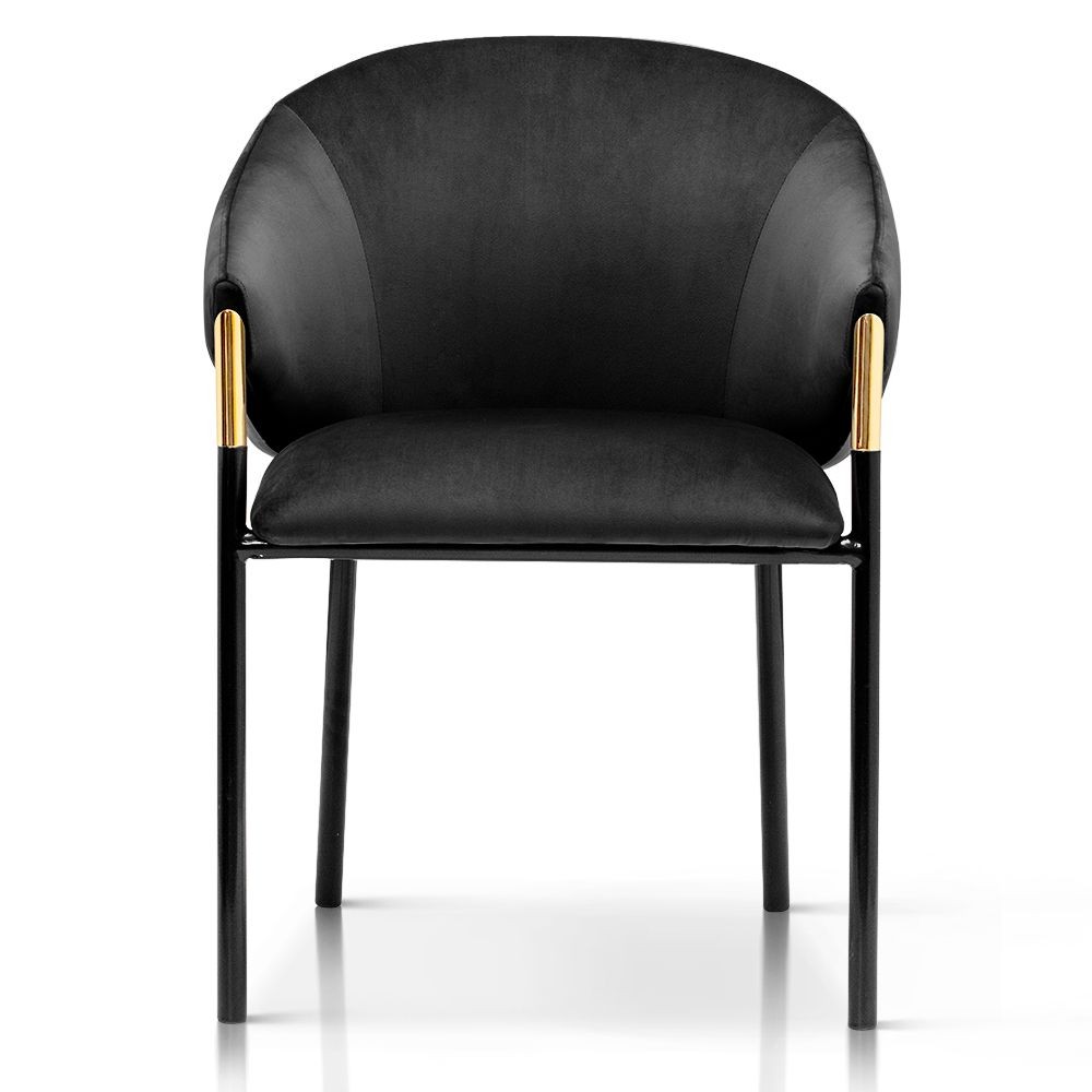 Nowoczesne krzesło Fancy czarne