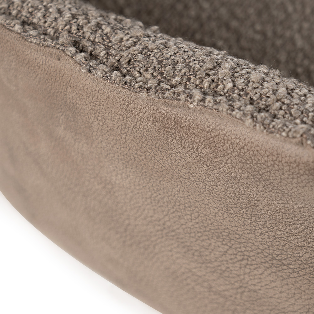 Obrotowe krzesło SOPHIA w kolorze truflowym