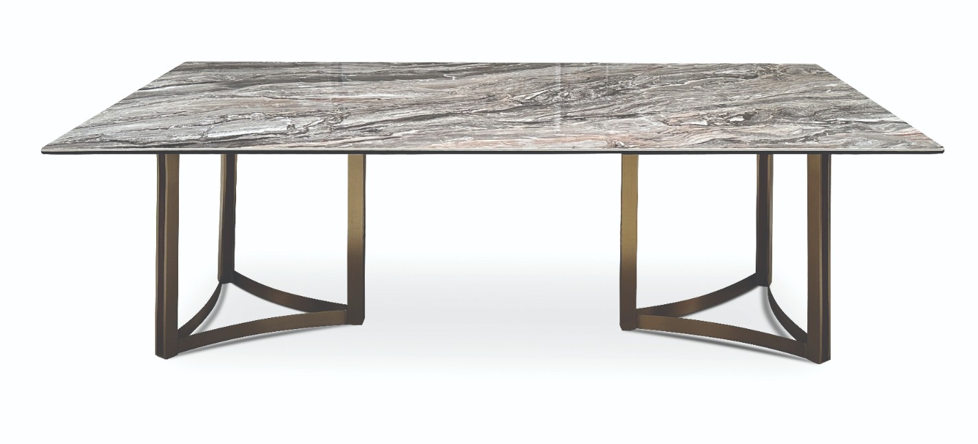 Stół SIENNA 240 brązowy marmur