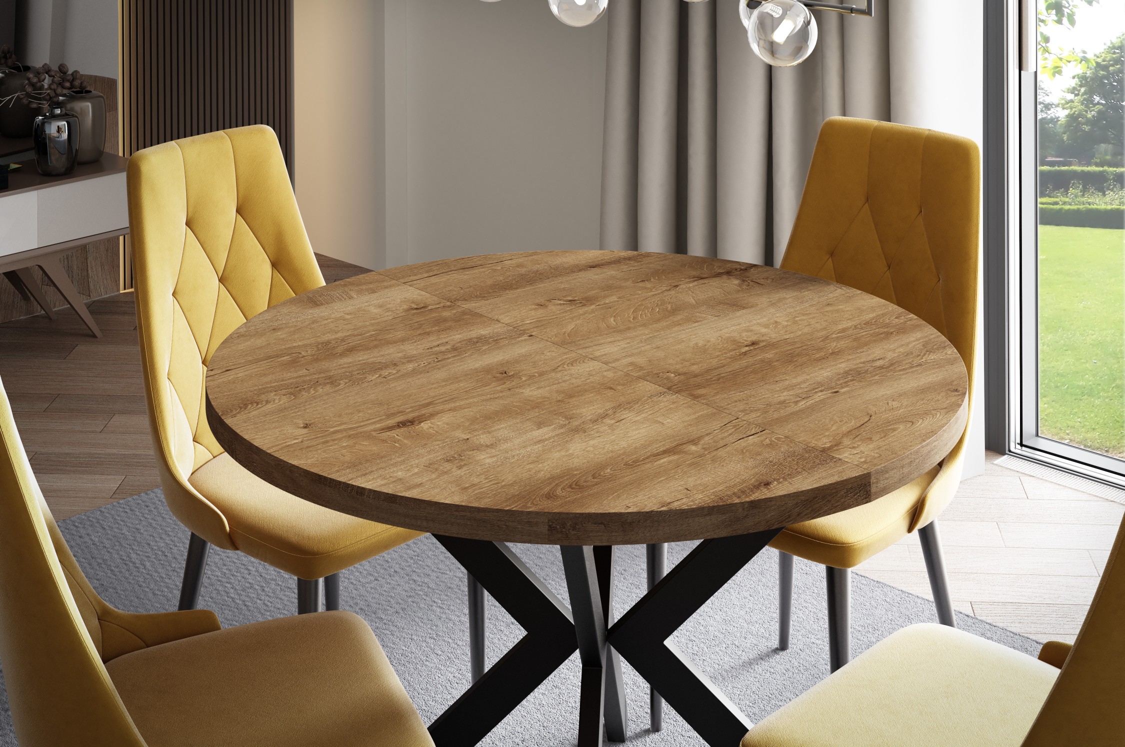 Rozkładany stół EDDAR 120 Personalizowany