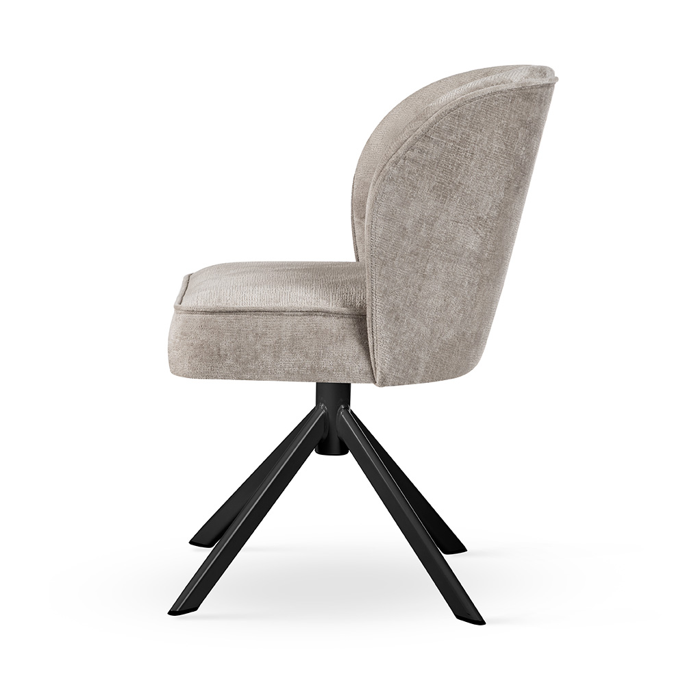 Wygodne krzesło obrotowe bez podłokietników AINE Supreme z technologią pocketspring